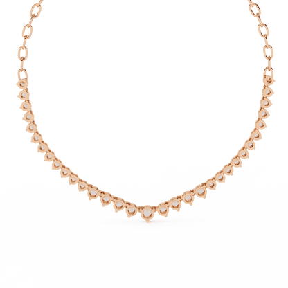 Classic Tennis Diamond Necklace