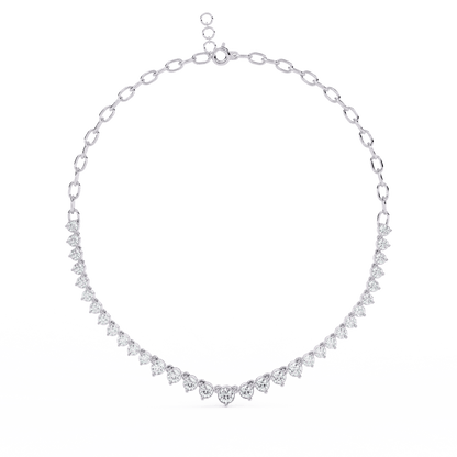 Classic Tennis Diamond Necklace