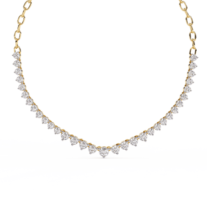 Classic Tennis Diamond Necklace
