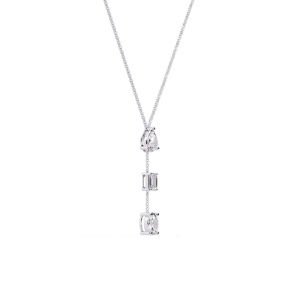 Three Shapes Diamond Necklace