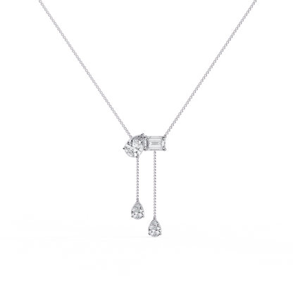 Dazzling Drops Diamond Necklace