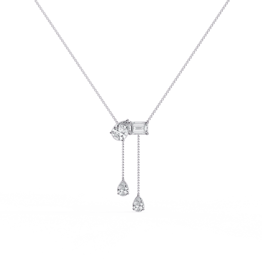 Dazzling Drops Diamond Necklace