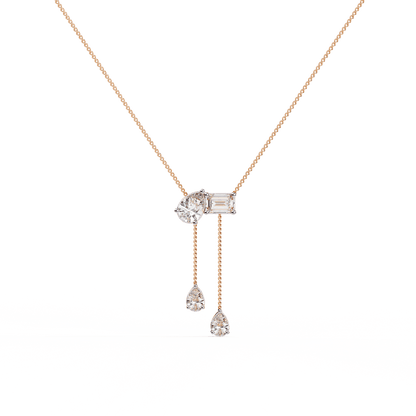 Dazzling Drops Diamond Necklace