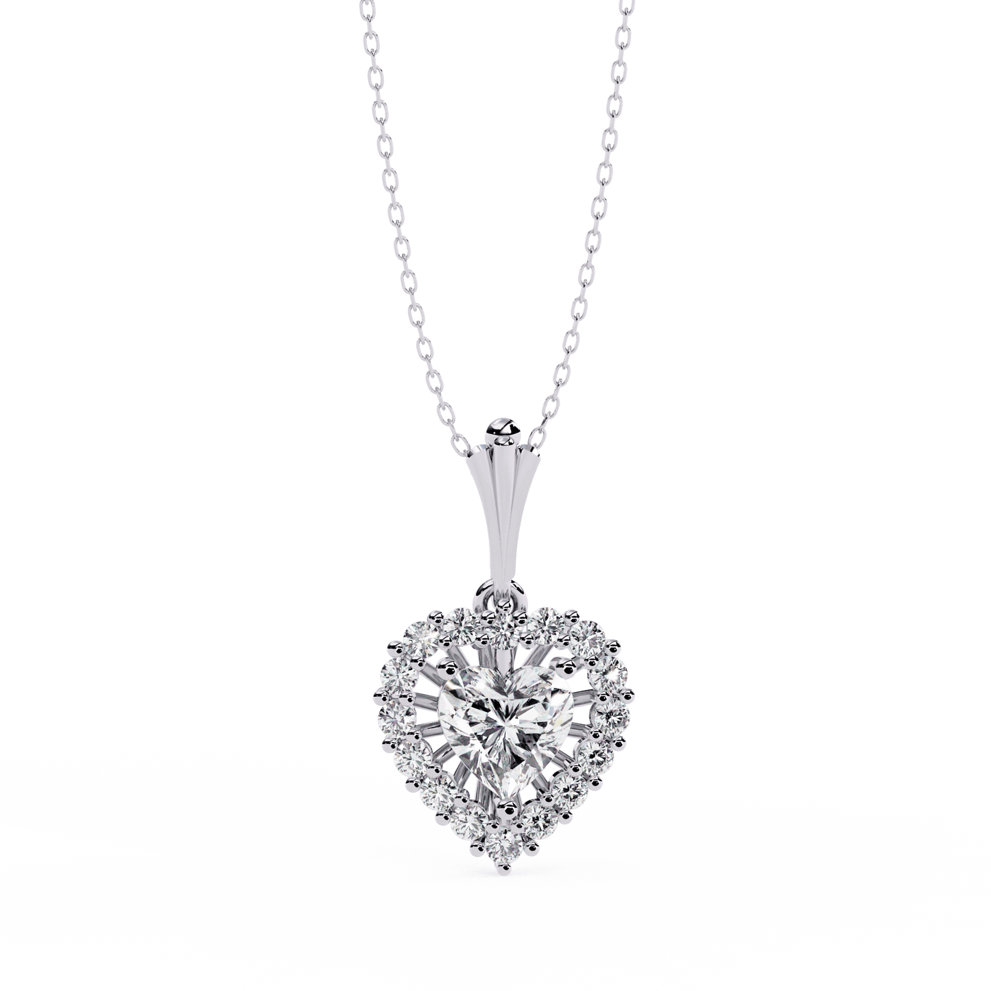 Shine in Love Diamond Necklace