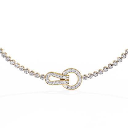 Tie a Knot Diamond Necklace