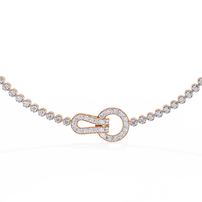 Tie a Knot Diamond Necklace