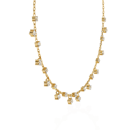 Tinsels Winkle Diamond Necklace