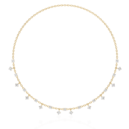 Tinsels Winkle Diamond Necklace