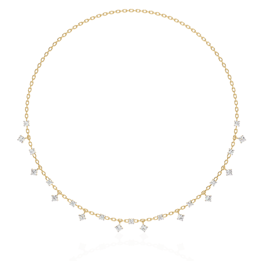 Tinsels Winkle Diamond Necklace