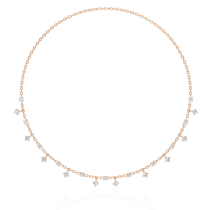 Tinsels Winkle Diamond Necklace