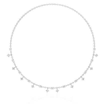 Tinsels Winkle Diamond Necklace