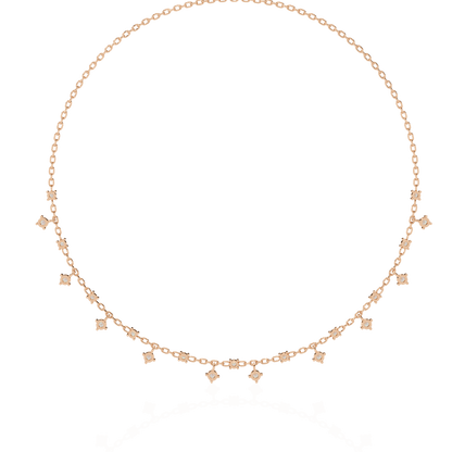 Tinsels Winkle Diamond Necklace