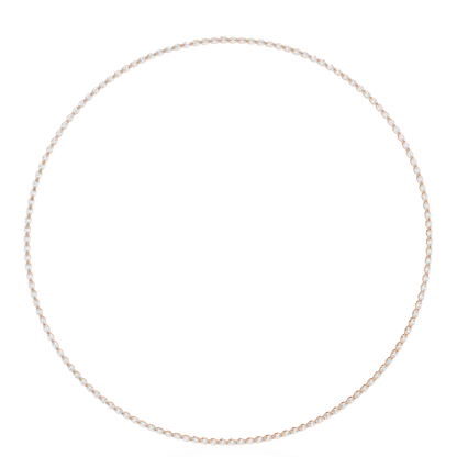 Stunning Oval Diamonds Party Necklace