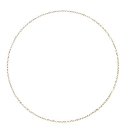 Stunning Oval Diamonds Party Necklace