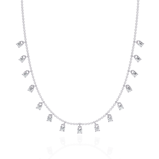 Diamond Charms Office Necklace