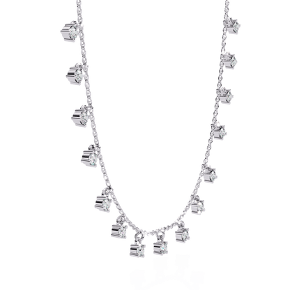 Diamond Charms Office Necklace