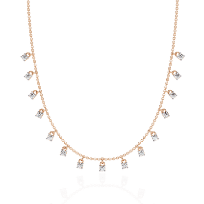 Diamond Charms Office Necklace