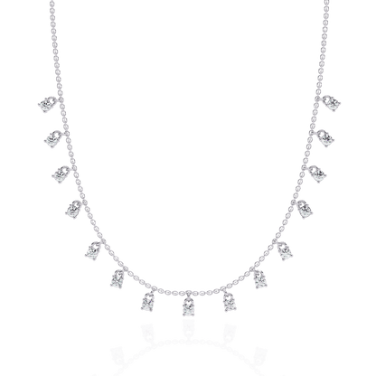 Diamond Charms Office Necklace