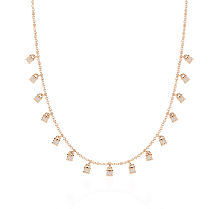 Diamond Charms Office Necklace