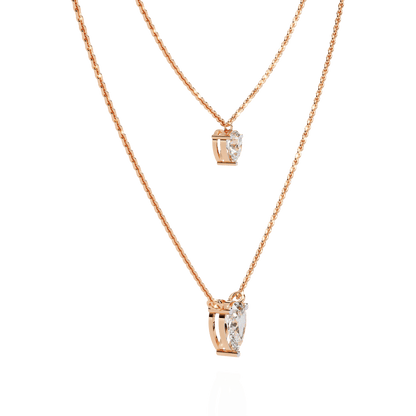 Baby Tear Drops Diamond Necklace