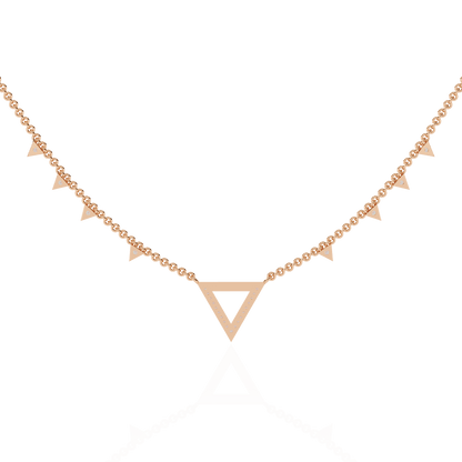 Triangles Triumph Diamond Necklace