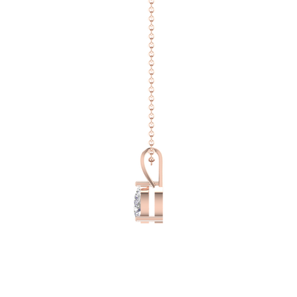 0.5 Carat Pear Shaped Everyday Solitaire Pendant