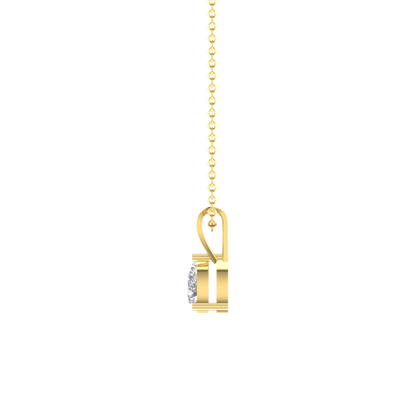 0.5 Carat Pear Shaped Everyday Solitaire Pendant