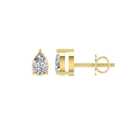 0.5 Carat Pear Shaped Everyday Solitaire Pendant Set
