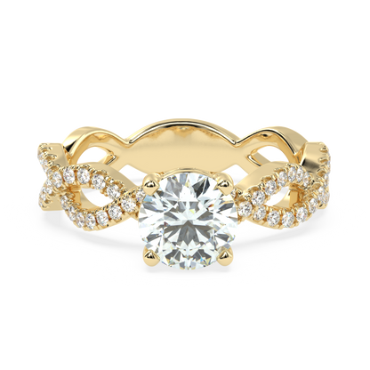 Twisting Tales Diamond Ring