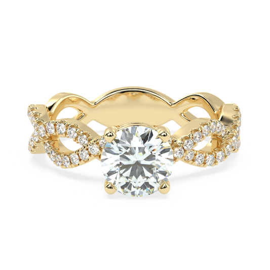 Twisting Tales Diamond Ring