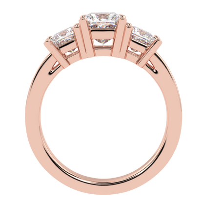 Trio of Royals Solitaire Ring