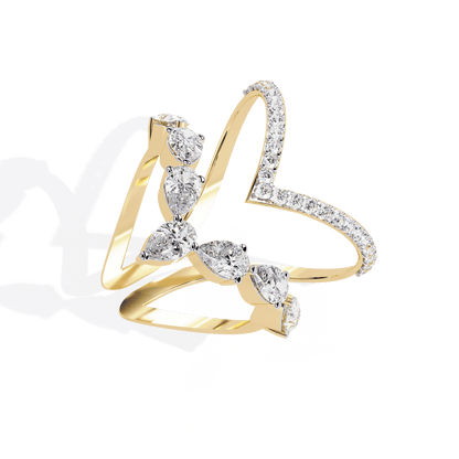 Delicate Dual Diamond Ring