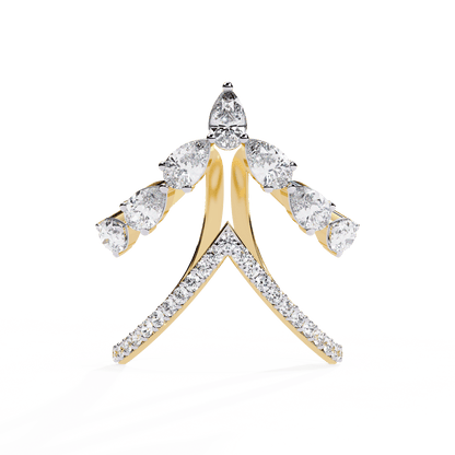 Delicate Dual Diamond Ring