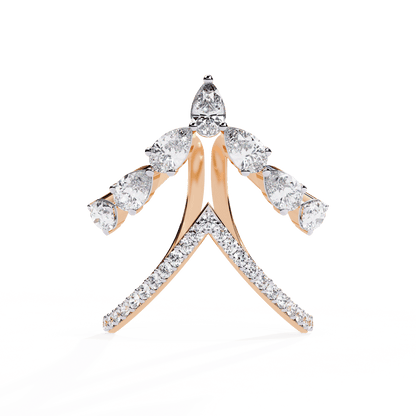 Delicate Dual Diamond Ring