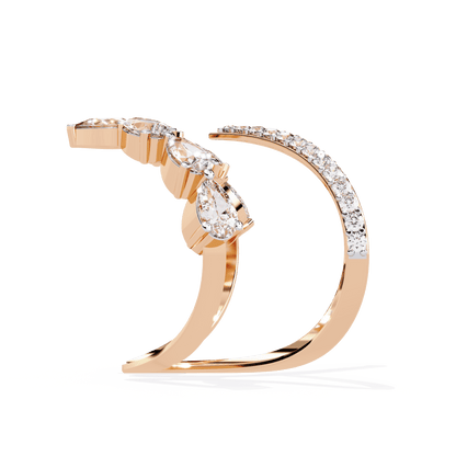 Delicate Dual Diamond Ring