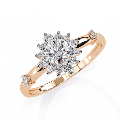 Full Bloom Diamond Ring