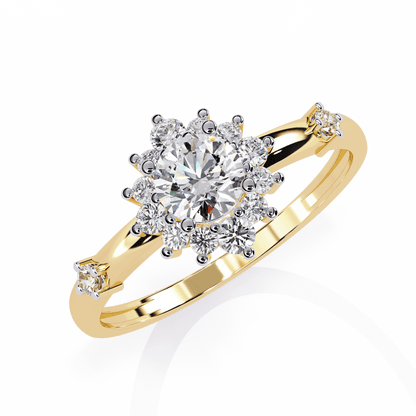 Full Bloom Diamond Ring