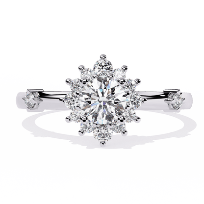 Full Bloom Diamond Ring