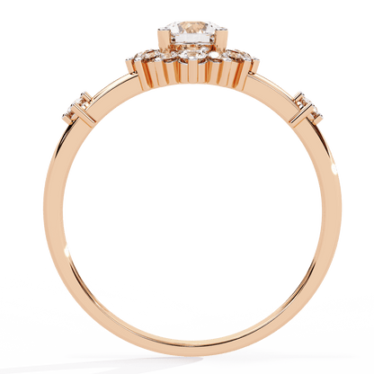 Full Bloom Diamond Ring