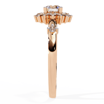 Full Bloom Diamond Ring