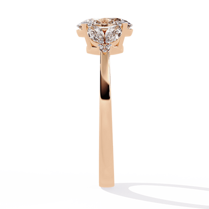 Ivy Glow Oval 1.06 Carat Solitaire Ring