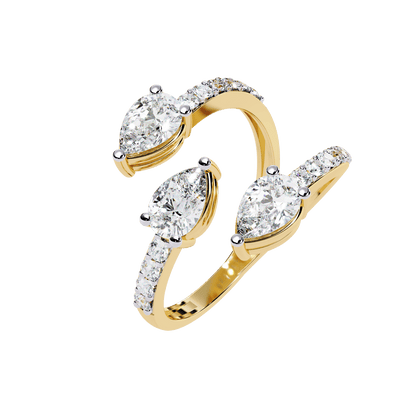 Dazzle Drops Diamond Ring