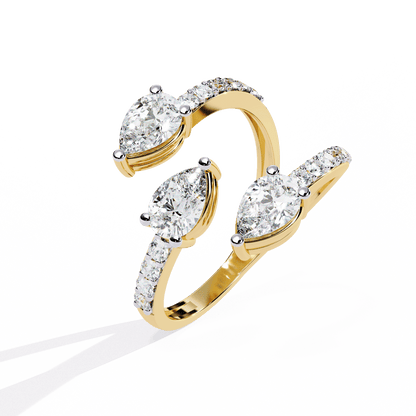 Dazzle Drops Diamond Ring