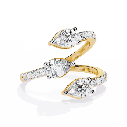 Dazzle Drops Diamond Ring