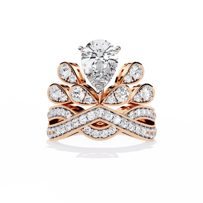 Crown Glory Pear 1.64 Carat Pear Solitaire Ring