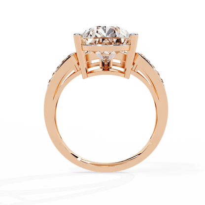 5.56 Carat Gigantic Sparkle Solitaire Ring