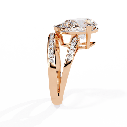 5.56 Carat Gigantic Sparkle Solitaire Ring