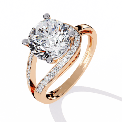 Diva 2.73 Carat Round Solitaire Ring
