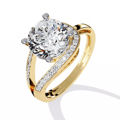 Diva 2.73 Carat Round Solitaire Ring