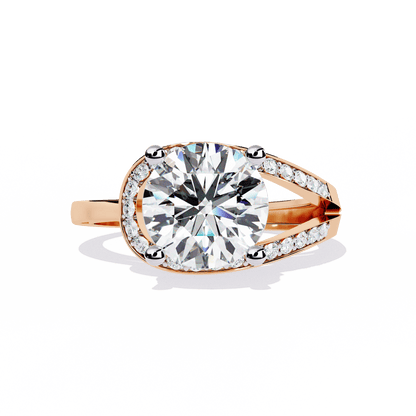 Diva 2.73 Carat Round Solitaire Ring